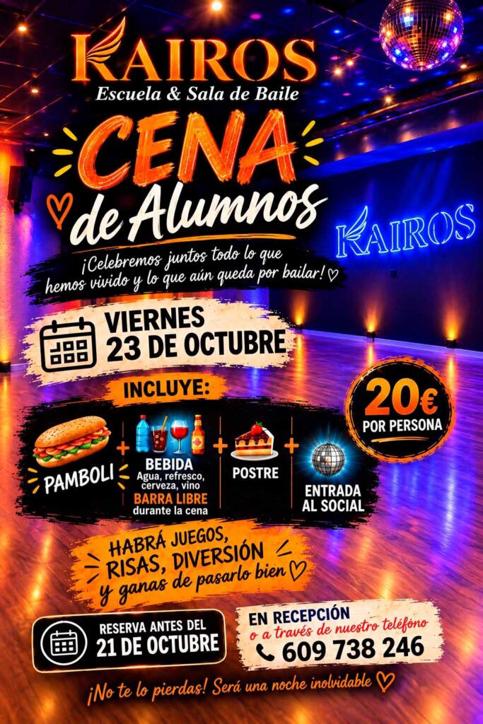 Cena alumnos Kairos