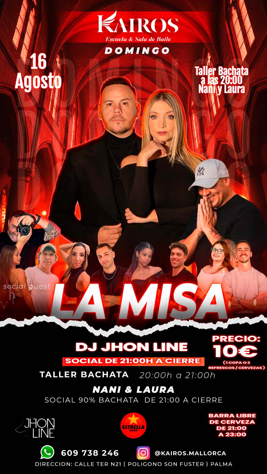 La misa Mallorca Salsa Kizomba y Bachata