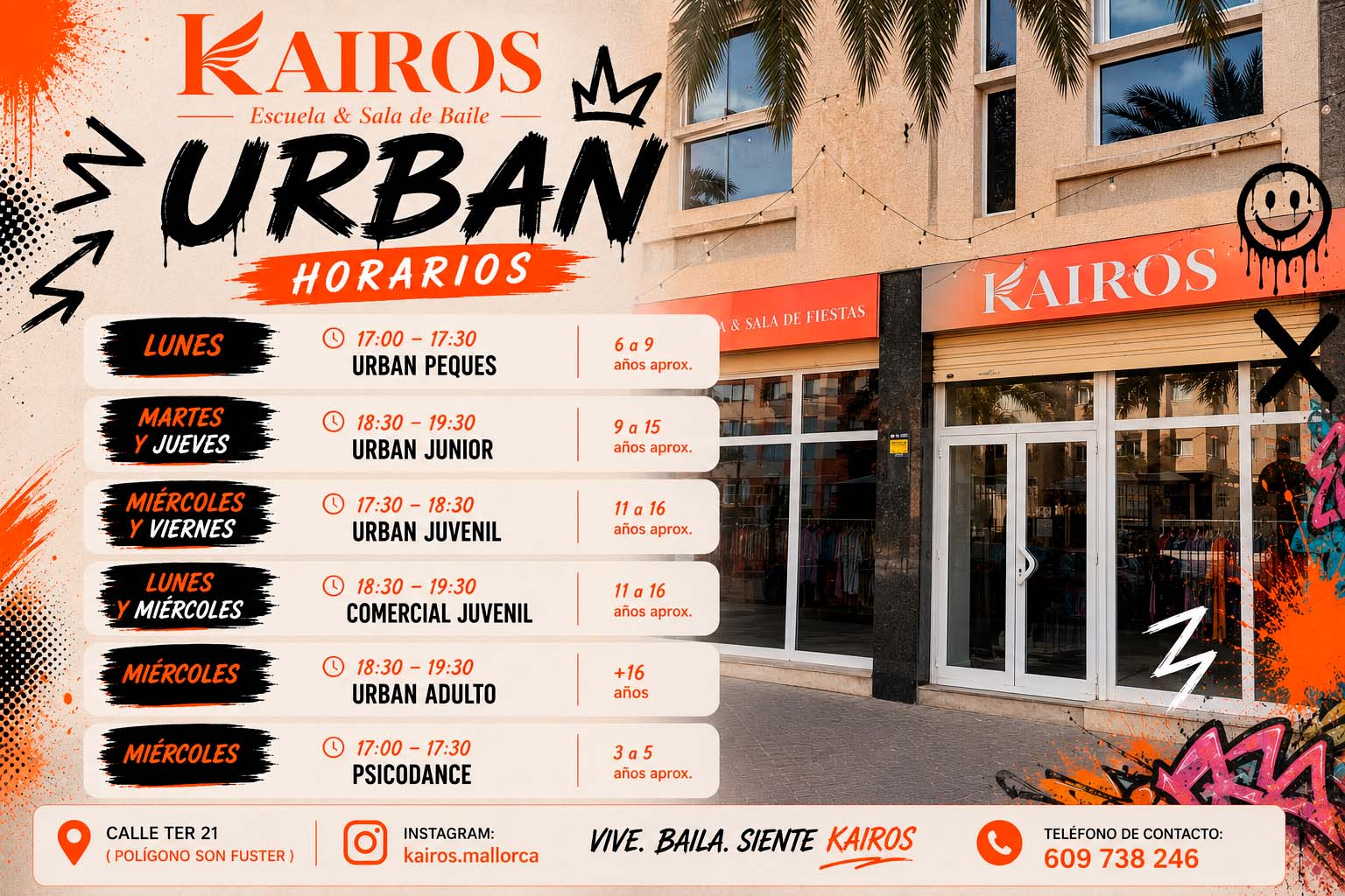 Clases de baile urbano en Mallorca